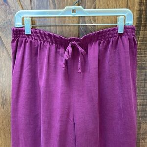 Fushia pants 18P by Alfred Dunner